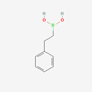 molecular formula C8H11BO2 B1212511 Phenethylboronic acid CAS No. 34420-17-2