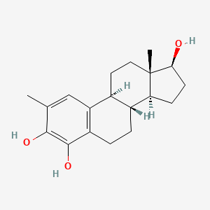 molecular formula C19H26O3 B1212512 4-Hydroxy-2-methylestradiol CAS No. 84872-84-4