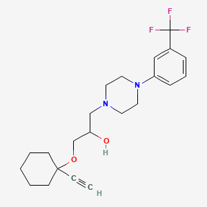 molecular formula C22H29F3N2O2 B1212515 Terciprazine CAS No. 56693-15-3