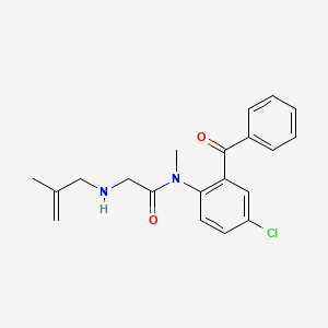 molecular formula C20H21ClN2O2 B1212516 Dinazafone CAS No. 71119-12-5