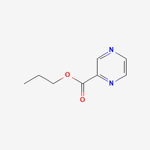 molecular formula C8H10N2O2 B1212520 Propyl pyrazine-2-carboxylate CAS No. 73763-87-8
