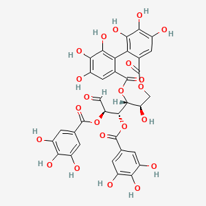 molecular formula C34H26O22 B1212522 Tellimagradin I CAS No. 79786-08-6