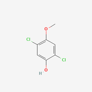 molecular formula C7H6Cl2O2 B1212528 2,5-Dichloro-4-methoxyphenol CAS No. 18113-14-9