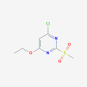 4-Chloro-6-ethoxy-2-(methylsulfonyl)pyrimidine