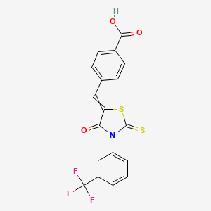 molecular formula C18H10F3NO3S2 B1212534 CFTRinh-172 