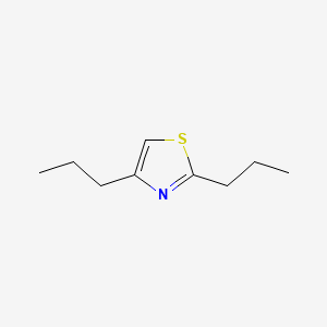 molecular formula C9H15NS B12125377 2,4-Dipropylthiazole CAS No. 41981-74-2