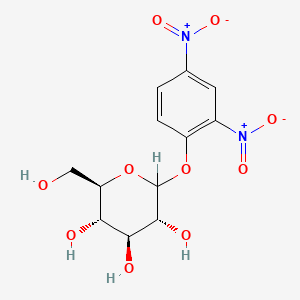 molecular formula C12H14N2O10 B1212559 2',4'-Dinitrophenylglucopyranoside CAS No. 25775-97-7
