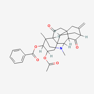 molecular formula C30H33NO6 B1212561 Episcopalidine CAS No. 83685-24-9