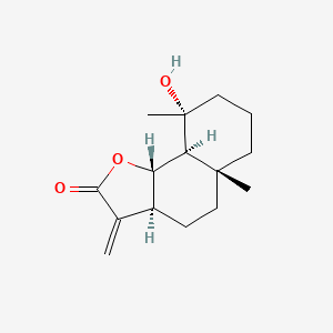 molecular formula C15H22O3 B1212562 Arbusculin A CAS No. 27652-22-8