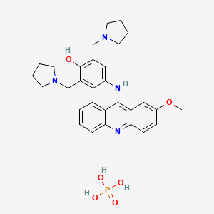 B1212578 Pyracrine phosphate CAS No. 76975-05-8