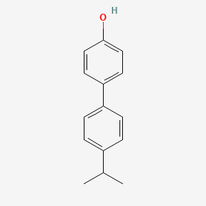 molecular formula C15H16O B12125817 4'-Isopropyl-4-biphenylol CAS No. 22239-54-9