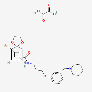 molecular formula C29H35BrN2O8 B1212583 Swr 104SA CAS No. 152191-74-7