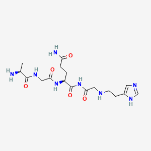 molecular formula C17H28N8O5 B1212584 Procamine CAS No. 51943-80-7
