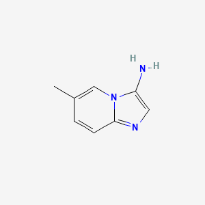 molecular formula C8H9N3 B12125840 6-Methylimidazo[1,2-a]pyridin-3-amine 
