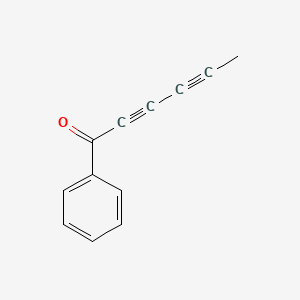 molecular formula C12H8O B1212586 Capillin CAS No. 495-74-9
