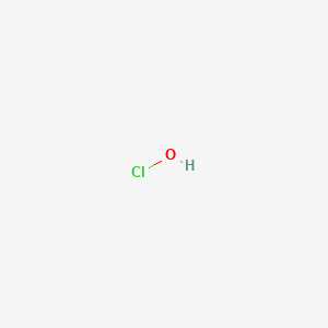 molecular formula ClHO B1212587 Hypochlorous acid CAS No. 7790-92-3