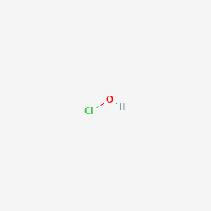 molecular formula HClO<br>ClHO B1212587 Hypochlorous acid CAS No. 7790-92-3