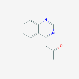 molecular formula C11H10N2O B12125884 4-Acetonylquinazoline 