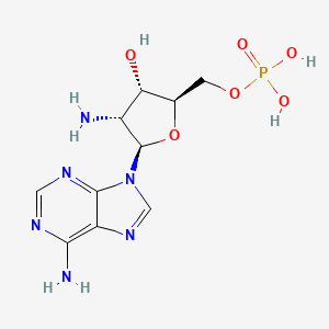 molecular formula C10H15N6O6P B1212608 2-AminoAMP CAS No. 60031-62-1