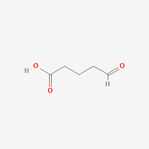 molecular formula C5H8O3 B1212613 5-Oxopentanoic acid CAS No. 5746-02-1