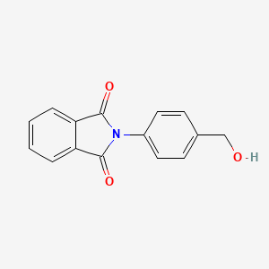 molecular formula C15H11NO3 B12126141 2-[4-(hydroxymethyl)phenyl]-2,3-dihydro-1H-isoindole-1,3-dione 