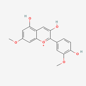 molecular formula C17H15ClO6 B1212618 Rosinidin CAS No. 4092-64-2