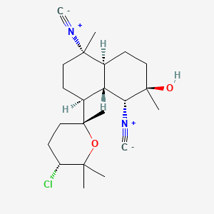 molecular formula C22H33ClN2O2 B1212632 Kalihinol A CAS No. 91294-83-6