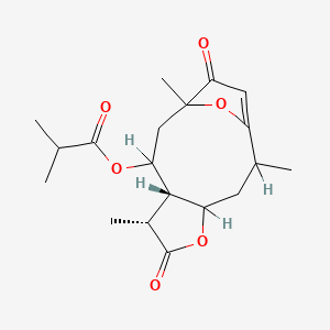 molecular formula C19H26O6 B1212642 Zexbrevin A CAS No. 28644-87-3