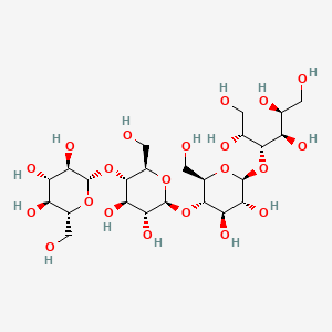 molecular formula C24H44O21 B1212644 Cellotetraitol CAS No. 5548-55-0