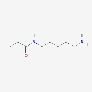 molecular formula C8H18N2O B1212647 Monopropionylcadaverine CAS No. 65251-14-1
