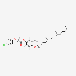 molecular formula C39H59ClO4 B1212660 Tocofibrate CAS No. 50465-39-9