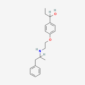 molecular formula C20H27NO2 B1212661 Fenalcomine CAS No. 34616-39-2
