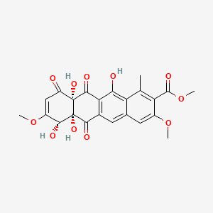 molecular formula C23H20O11 B1212662 Tetracenomycin C CAS No. 71135-22-3