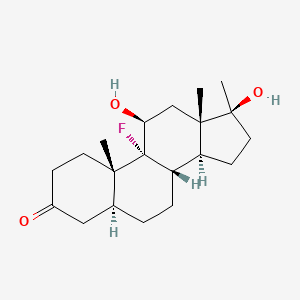 11beta,17beta-Dihydroxy-9alpha-fluoro-17alpha-methyl-5alpha-androstan-3-one