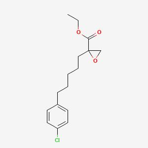 Ethyl 2-(5-(4-chlorophenyl)pentyl)oxiran-2-carboxylate