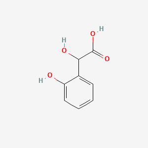 molecular formula C8H8O4 B1212673 2-Hydroxy-2-(2-hydroxyphenyl)acetic acid CAS No. 1678-71-3