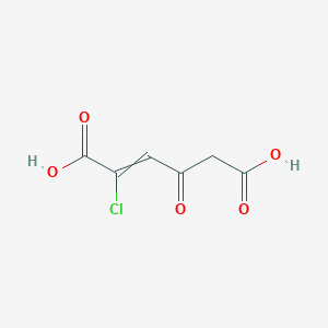 2-Chloro-4-oxohex-2-enedioic acid
