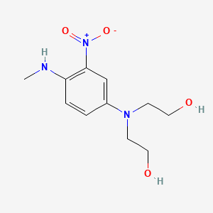 molecular formula C11H17N3O4 B1212682 HC Blue 1 CAS No. 2784-94-3