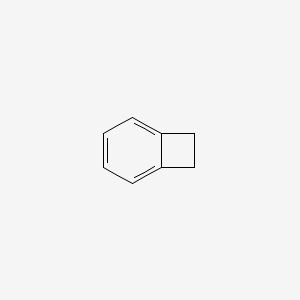 molecular formula C8H8 B1212686 Bicyclo[4.2.0]octa-1,3,5-triene CAS No. 694-87-1