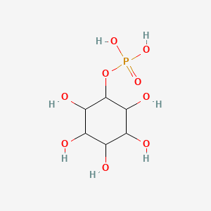 molecular formula C6H11O9P-2 B1212688 (2,3,4,5,6-Pentahydroxycyclohexyl) dihydrogen phosphate CAS No. 573-35-3