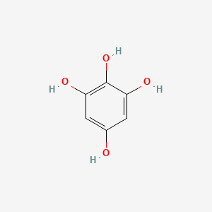 molecular formula C6H6O4 B1212690 1,2,3,5-Benzenetetrol CAS No. 634-94-6