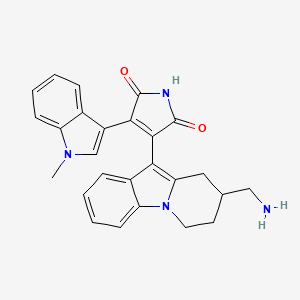 molecular formula C26H24N4O2 B1212692 Ro-31-8425 CAS No. 131848-97-0