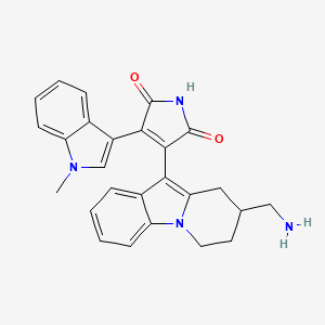 3-[8-(Aminomethyl)-6,7,8,9-tetrahydropyrido[1,2-a]indol-10-yl]-4-(1-methylindol-3-yl)pyrrole-2,5-dione