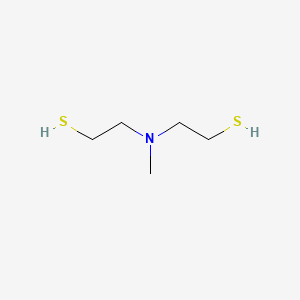 molecular formula C5H13NS2 B1212704 N,N-bis(2-mercaptoethyl)methylamine CAS No. 19031-92-6