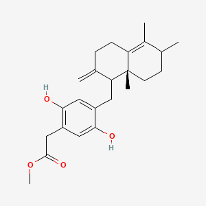 molecular formula C24H32O4 B1212712 Peyssonol B CAS No. 156848-68-9