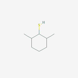 molecular formula C8H16S B12127143 2,6-Dimethylcyclohexane-1-thiol 