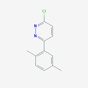 molecular formula C12H11ClN2 B12127548 3-Chloro-6-(2,5-dimethylphenyl)pyridazine 
