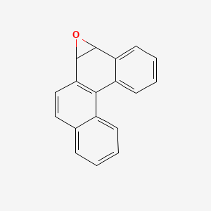 molecular formula C18H12O B1212756 Benzo(c)phenanthrene 5,6-oxide CAS No. 60692-90-2