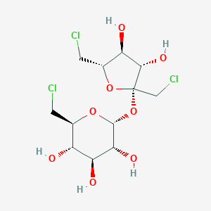 2-[2,5-Bis(chloromethyl)-3,4-dihydroxyoxolan-2-yl]oxy-6-(chloromethyl)oxane-3,4,5-triol