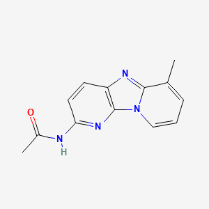 N-Acetyl-2-amino-6-methyldipyrido(1,2-a-3',2'-d)imidazole